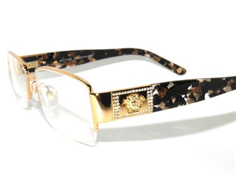 versace men's eyeglasses|versace gold frame glasses men's.